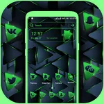 Neon Triangle Launcher Theme icon