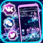 Neon Lotus Launcher Theme icon