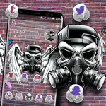 Skull Graffiti Launcher Theme icon