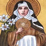 Saint Clare of Assisi prayers icon