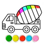 Mixer Truck Coloring for Kids icon