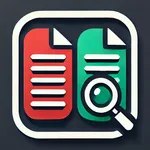 Text Compare and Difference icon