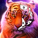 Tiger Coloring Book Color Game icon