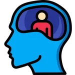 Handle conflict. Psychology icon