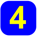 Line of 4 icon