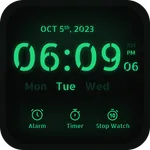 Big Clock Display Lock Screen icon