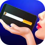 Smoking virtual cigarette pran icon