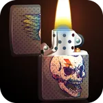 Beautiful virtual lighter icon