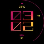 Flame Tech Watch Face icon