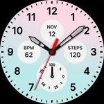 Pink Blue Elegant Watch Face icon