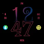 Secret Blue Red Watch Face icon