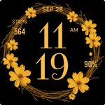 Yellow Flower Watch Face icon