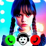 Wednesday Addams Fake Call icon