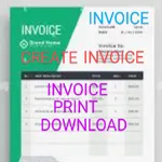 Invoice create icon