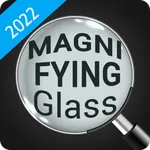 Magnifier glass with Light icon