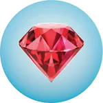 Gemstones list with descriptio icon