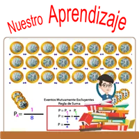 Probabilidades, eventos mutuam icon