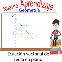 Ecuación vectorial de recta icon