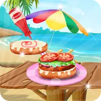 Fast food cooking games girls icon