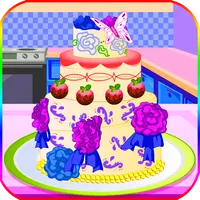 cooking games chocolate cake icon