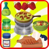 Cooking Games vegetable salad icon