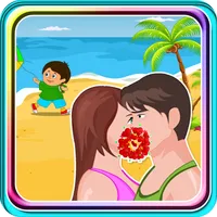 Kissing Game-Beach Couple Fun icon