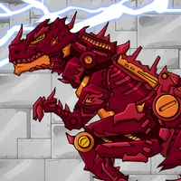 Fire Tyrannosaurus- Dino Robot icon