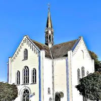 Witte kerk icon