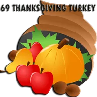 69 Thanksgiving turkey Roast & icon