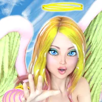 Sexy girls angels icon