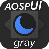 aospUI Gray, Substratum Dark t icon