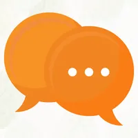 Blank empty text chat message icon