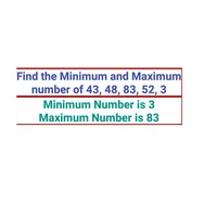 Brij Find Minimum and Maximum  icon