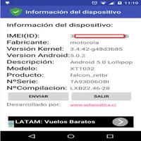 Información del dispositivo icon