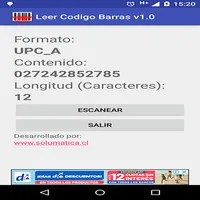 Lector de codigos de barras icon