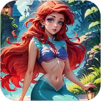 Mermaid Coloring Games Sanrio icon