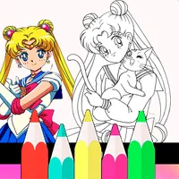 Sailor man coloring book icon