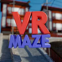 VR maze 3D icon