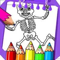 Skeleton Anatomy Coloring Book icon