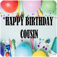 COUSIN YOU'RE AMAZING BIRTHDAY icon