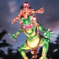 Balinese ogoh ogoh design icon