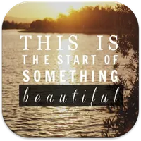 Beautiful Life Quote Wallpaper icon