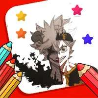BLACK CLOVER Clover coloring icon
