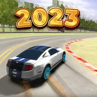 Highway drift, racing highway icon