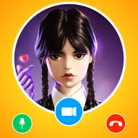 Wednesday Adams Video Call Sim icon