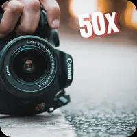 50x Zoom Camera Ultra HD icon