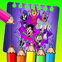 Titans Coloring Book-Teen Hero icon
