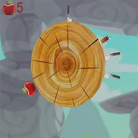 Knife throw icon