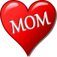 Mom is Best Cards! Doodle Text icon