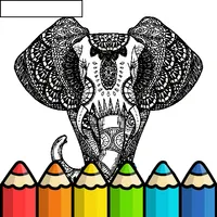 تلوين صور صعبة - رسومات بنات icon
